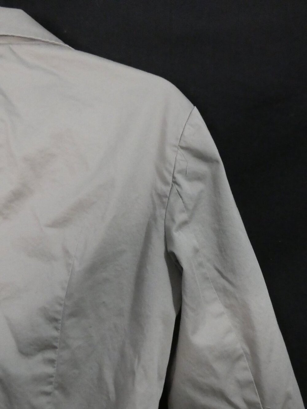 DYLAN & ROSE Cropped Zip Up Jacket With Ruched Sleeves - Size 10 - Picture 12 of 15